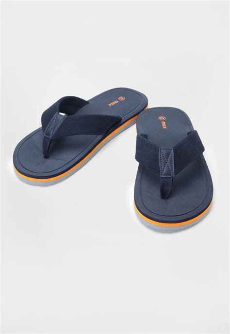 Buy Men Solid V-Strap Slippers Online at just Rs. 399.0 - 1000013142721 ...