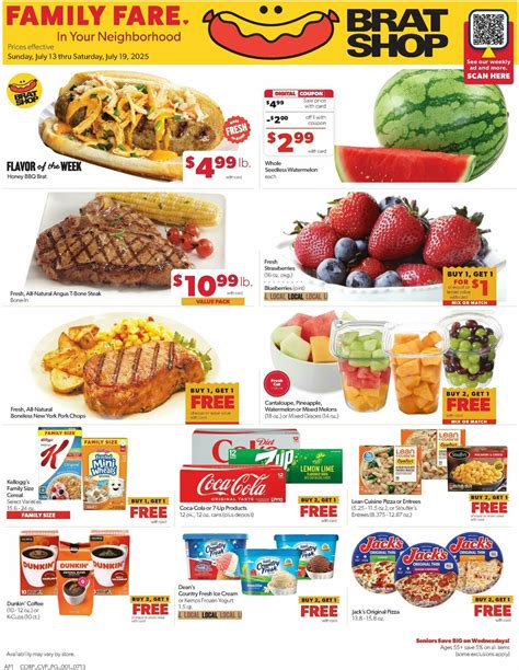 Family Fare Weekly Ad from July 13