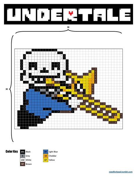 Undertale_Sans by Pupapan on Kandi Patterns | Pixel art templates ...
