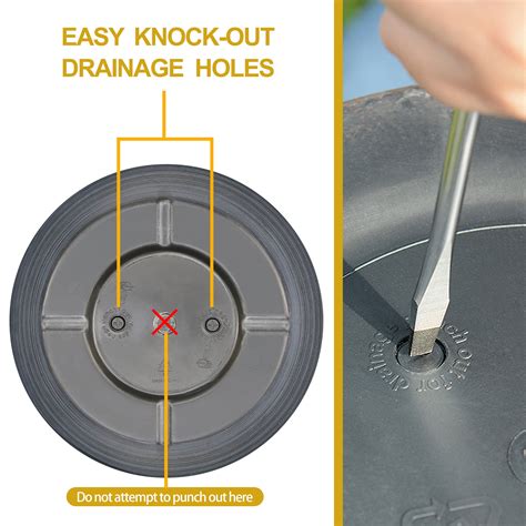 Buy Better Homes & Gardens Kamala Gray Recycled Resin Planter, 15.7in x ...