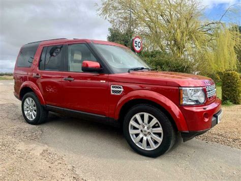 LAND ROVER DISCOVERY 4 SDv6 255 Auto HSE Red Auto Diesel, 2012 | in ...