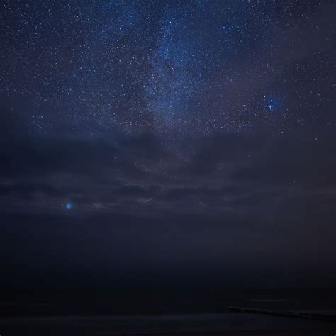 Download wallpaper 3415x3415 starry sky, night, stars, shine, night sky ...
