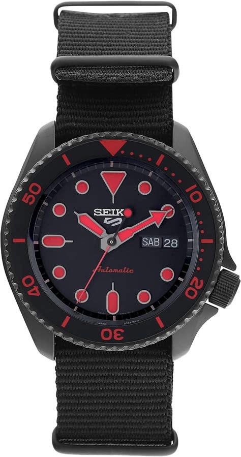 Seiko Nylon Analog Black Dial & Band Men's Watch-Srpd83K1 : Amazon.in ...