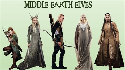 Different Types Of Middle Earth Elves - YouTube
