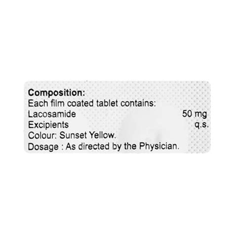 Lacotab 50 MG Tablet (15): Uses, Side Effects, Price & Dosage | PharmEasy