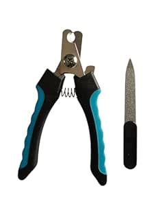 Professional Pet Nail Cutter Clipper Trimmer with Filer (Small) for ...