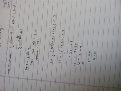 The area of trapezium of altitude 3m is 12m^2. if one of the parallel ...