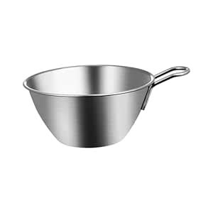 Buy CALANDIS® Stainless Steel Mixing Bowl with Long Handle for Salad ...