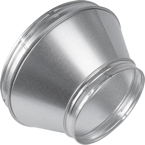 HVACOV 12.5 to 8 Inch Round Duct Reducer - Galvanized Steel India | Ubuy
