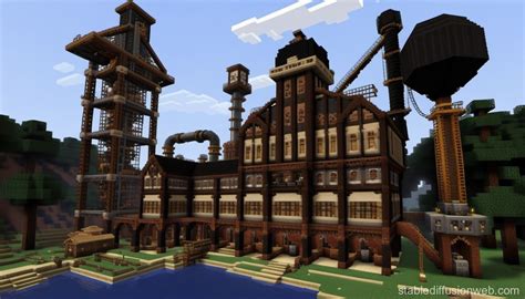 Minecraft Victorian Factory Tutorial 的图像结果