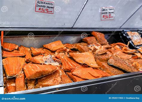 Smoked Salmon Fillet for Sale at the Pike Place Market in Seattle ...