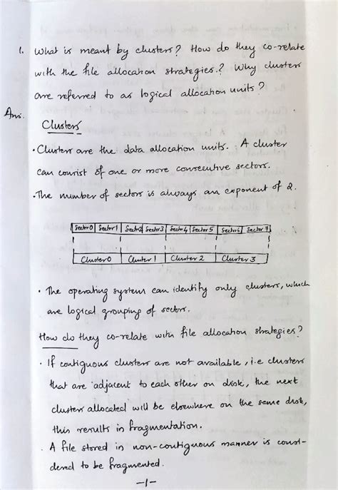 File system forensics assignment 2 - .wha is meamt by chusters? How do ...