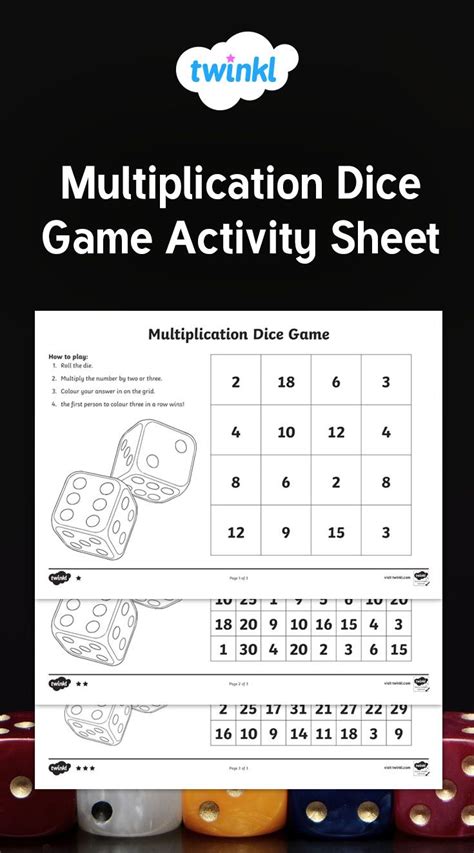 Image result for Math Dice Games Printable