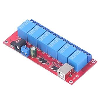 USB Relay Board, Replacement Wide Application Drive Free 10A 6 Channel ...