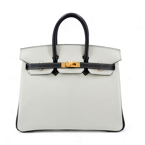 Hermès Special Order Birkin 25 Leather with Brushed Gold Hardware ...