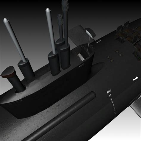 USS New Hampshire SSN-778 with DDS Module 3D Model $179 - .max .fbx ...