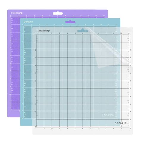 REALIKE 12x12 Cutting Mat for Cricut Explore One/Air/Air 2/Maker(3 Mats ...