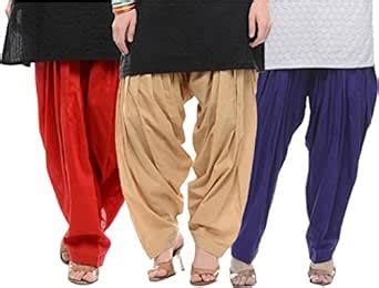 Buy Chanchal fashion soft patiala pack of 3 at Amazon.in