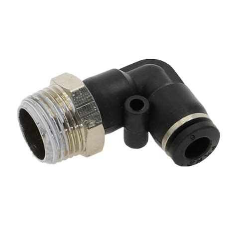 1 Piece PL Elbow Pneumatic Fitting 1/4 3/8 1/2 1/8 BSP Male Thread Air ...