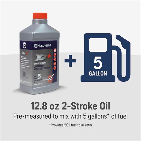 Husqvarna 12.8 oz. 2-cycle Engines Synthetic Blend Engine Oil 598682103 ...
