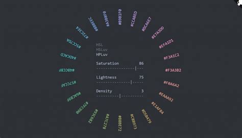 Image result for Color Palette HTML Code