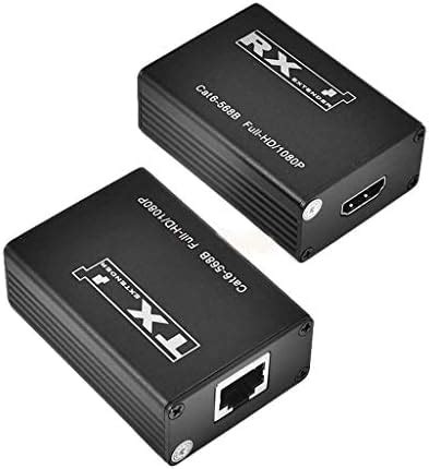 Buy RuhZa 30m RJ45 to HDMI Transmitter Receiver 1080P HDMI Extender ...