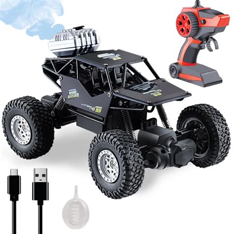 TinyTykes Remote Control Rock Master/Crawler with Smoke, Monster Car ...