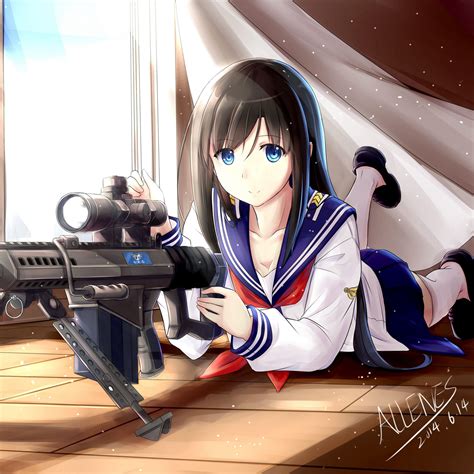 Anime With Guns Wallpapers - Wallpaper Cave