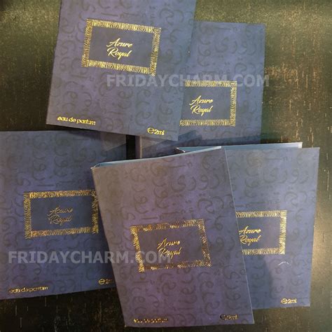 Ahmed Al Maghribi Azure Royal Eau De Parfum For Unisex Vial 2ml(Pack o