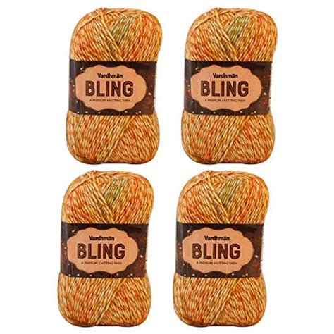 Vardhman Knitting Yarn Bling Luxury Soft Sweater,Art Craft Wool Yarn ...