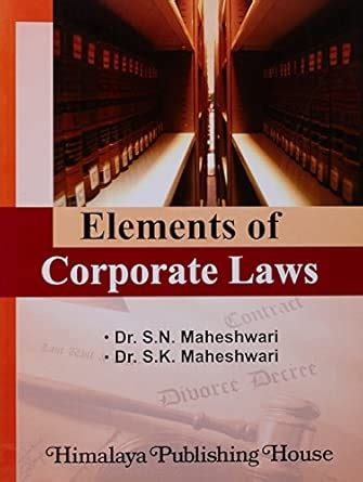 Buy Elements Of Corporate Laws Book Online at Low Prices in India ...