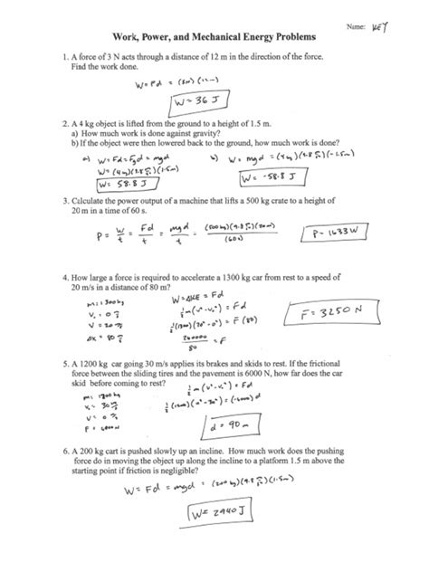 Image result for Work Practice Problems