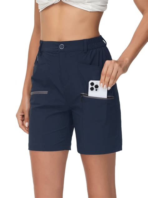 Yuyangdpb Women's Hiking Cargo Shorts Quick Dry Nylon Shorts Summer ...