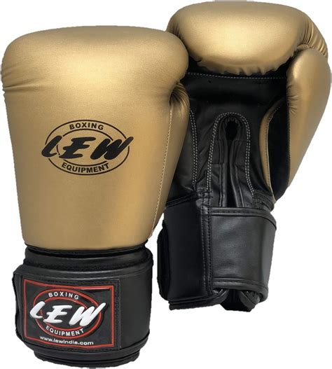 Buy LEW Pro Faux Leather Training/Fight/MMA/Muay Thai Boxing Gloves ...