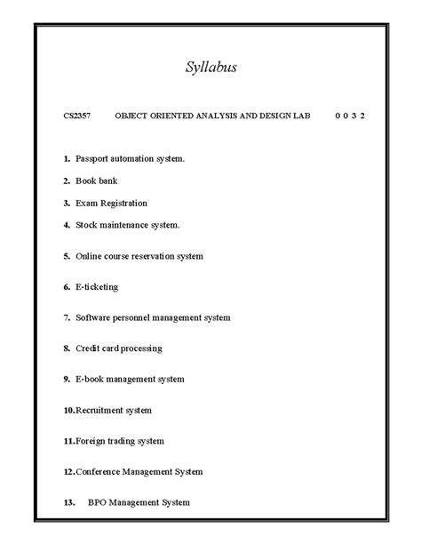 Pdfcoffee - OBJECTIVES: To capture the requirements specification for ...