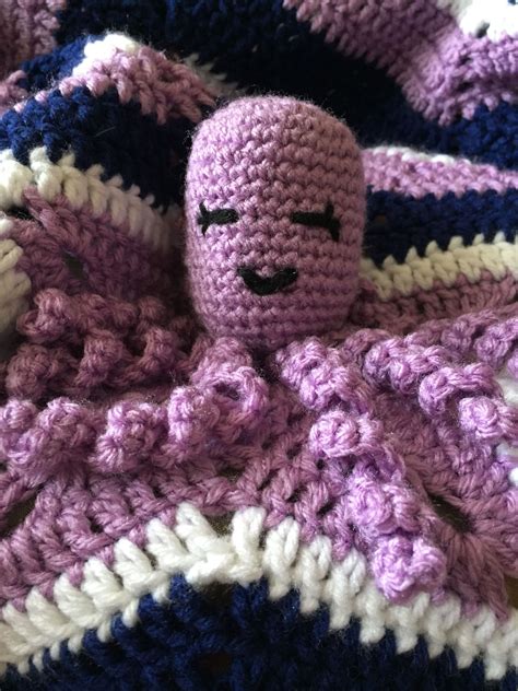 crochet octopus blanket