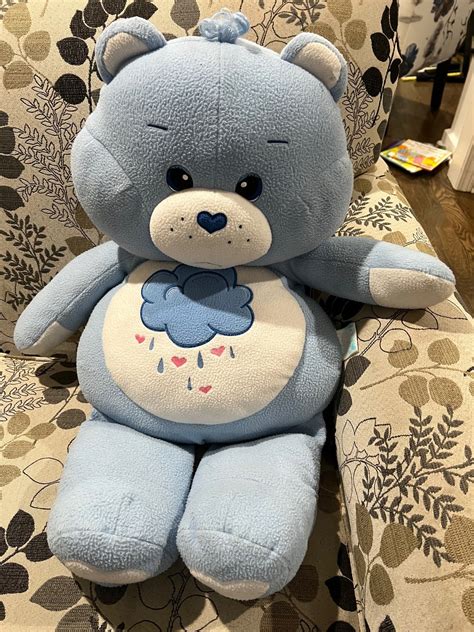 RARE 2002 GIANT PLUSH CARE BEAR GRUMPY - munimoro.gob.pe
