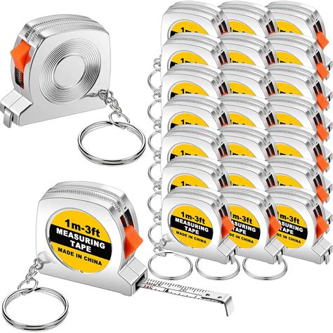 Amazon.com: Keychain Tape Measure Mini Tape Measure Functional Pocket ...