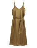 Buy Lamé V-Neck Midi Slip Dress at Marks & Spencer