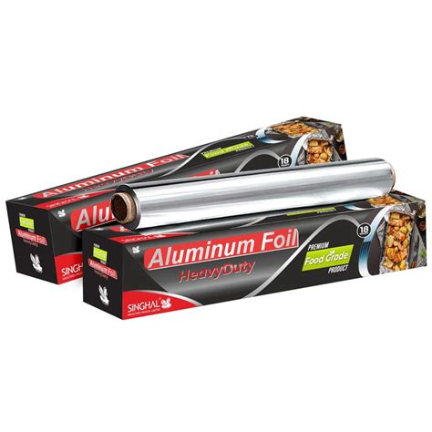 SINGHAL Aluminum Foil 36 Meters 11 Microns – Silver Foil for Kitchen ...