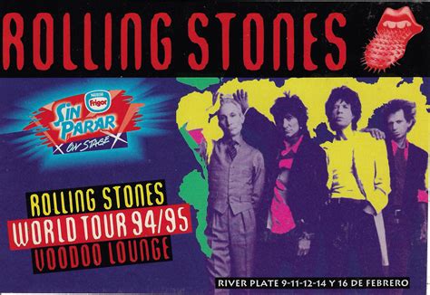 Calco de The Rolling Stones en el Estadio River Plate (Buenos Aires ...