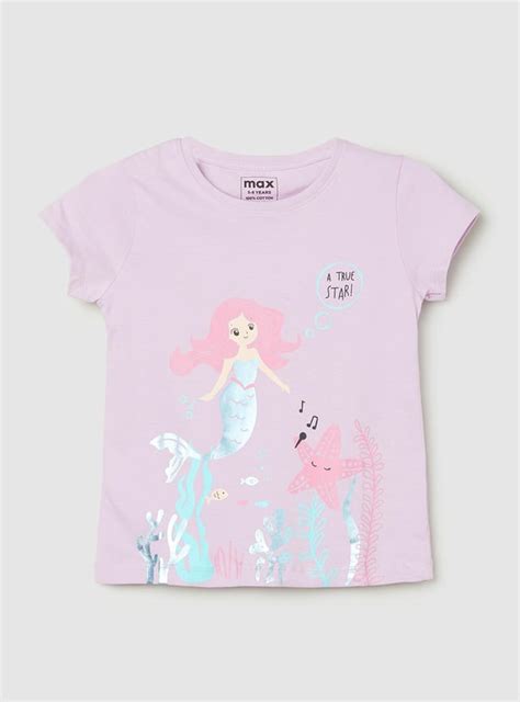 Buy Girls Graphic Printed T-shirt Online at just Rs. 199.0 ...