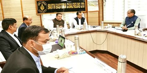 CIL Chairman chaired review meet at SECL
