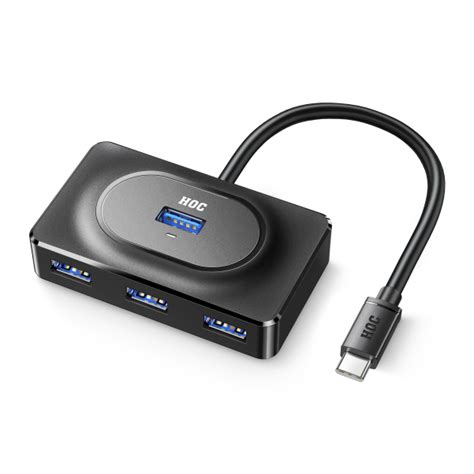HOC Type C To USB 3.0 4 Port HUB – AGNI – BROOT COMPUSOFT LLP