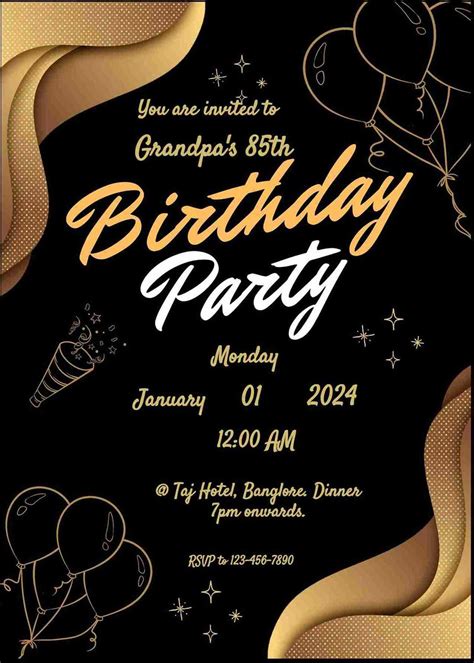Design custom birthday invitations with photos - easyinvite