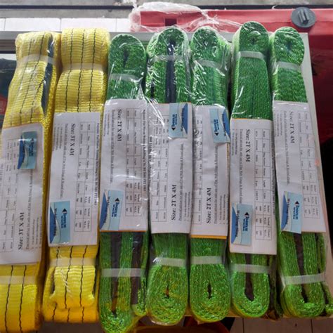 Jual Webbing Sling / Sling Beton / Tali Angkat Barang / Webing ...