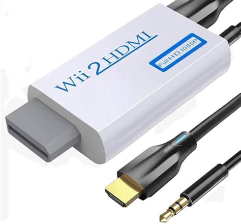 MICROWARE Wii to HDMI Adapter Converter Wii2HDMI Support 1080P 720P 3 ...