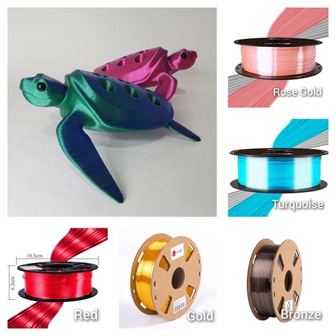 Buy 3D Printed Sea Turtle Pen Holder, Recycled Plastic Desk Organizer ...