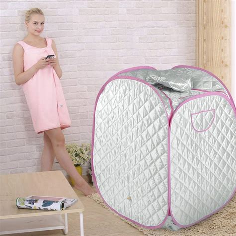 Buy Sauna Steam Tent 2L Portable Steam Sauna Room Folding Smart Remote ...