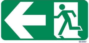 SignageShop Man running Symbol Emergency Sign Price in India - Buy ...